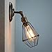 CLAXY Ecopower Industrial Opening and Closing Light Wall Sconce -1 Pack