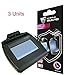 For Topaz signature pads Screen Protector 750 series T-LBK750 / TLBK750BHSB / TM-LBK750-HSB-R / T-LBK750SE-BHSB-R / T-LBK750-BHSB-R / T-LBK750SE-WFB1-R / T-LBK750-BHSB-SE-R / TM-LBK750 3 UNITS IPG