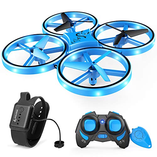 SNAPTAIN SP300 Mini Drone, Hand Operated RC Quadcopter w/Throw’N Go, Multiple Remote Controls, G