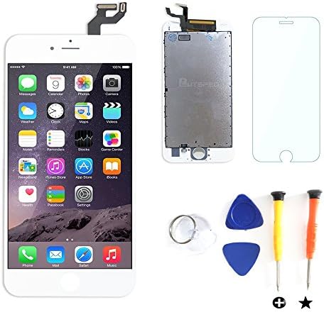 Litsped LCD Display Touch Screen Digitizer with Camera Assembly Repair Screen Replacement for iPhone 6s with Tools (4.7inch White) …