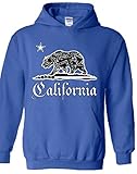 Raxo California Bear Bandana Pattern Hoodie Cali Republic West Coast CA Shirt