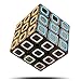 D-FantiX Qiyi Dimension 3x3 Speed Cube Stickerless Smooth Magic Cube 3x3x3 Puzzles Transparent Black 57mm