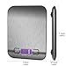 Digital Food Scale, Venderise Multifunction Kitchen Scale with LCD Display, 11lb/5kg, Silvery, Stainless Steel (Batteries Included)