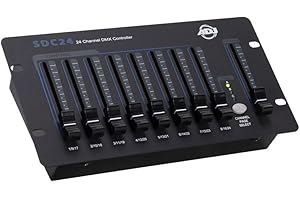 American DJ ADJ SDC24 24-Channel DMX Controller Operates Via 9VDC Power Supply