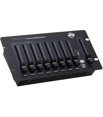 Amazon.com: Consola DMX, 1024 DMX 512 etapas, controlador de luz
