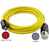 Conntek-Transfer-Switches-Cord-Temp-Power-Cord-L14-30P-30-Amp-4-Prong-Locking-Plug-to-CS6364-50-Amp-Locking-Female-25-Feet
