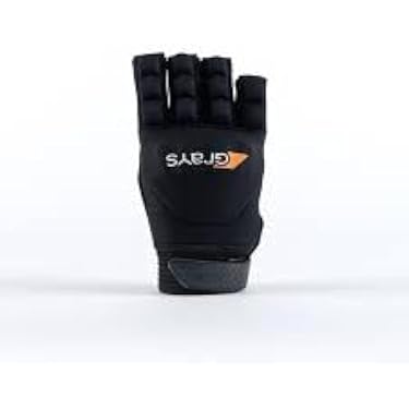 Agile Half Finger Field Hockey Glove - Left Hand Only (Sizes Small, Medium, Large)