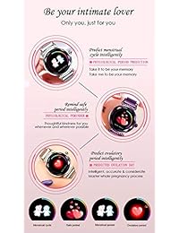 Reloj inteligente para mujer con rastreador de fitness, regalo del día de San Valentín, monitor de presión arterial para mujer, IP67, resistente al agua, pulsera inteligente para mujer, recordatorio de periodos para niña, contador de calorías