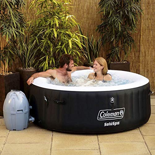 Coleman 13804BW SaluSpa 4 Person Pop Up Inflatable Outdoor Hot Tub Spa