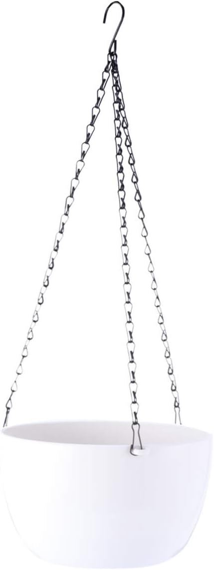 Hemoton Kunststoff Blumenampel Hängender Blumentopf Hängeampel