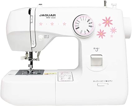 Amazon Jaguar 電動ミシン 簡単操作のコンパクトミシン Mm 222i N ボタン操作タイプ ジャガー Jaguar 電動 ミシン 通販