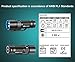 EdisonBright Olight S10R II Rechargeable 500 Lumens CREE XP-L LED Flashlight EDC with RCR123 Li-ion Battery, Charging Base CR123A Lithium Back-up Battery Bundle