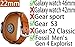 Balerion Cuff Genuine Leather Watch band,Compatible with Samsung Galaxy Watch 3 45mm, Galaxy Watch 46mm,Gear S3,Fossil Q Explorist,other Standard 22mm Lug Width Watch,Brown