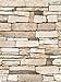 Natural Stacked Stone Brick Pattern Vinyl Contact Paper Self-adhesive Peel-stick Wallpaper