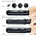 Steam Straighteners for Hair, Professional Steam Flat Iron with Adjustable Temperature for All Types of Hair, Ceramic Tourmaline Flat Iron, Dual 110-240V Voltage, Black