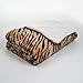 Lavish Home Fleece Blanket with Sherpa Backing, Twin, Tiger