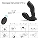 Electric Anal Vibrator, Juntame Rechargeable Butt Plug with Remote Control Vibrating Prostate Massager Waterproof G Spot Sensory Sex Toy for Men Women - 5.1 inch & 9 Vibration Modes, Black (HAP-VPM1)