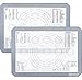 Aprince Silicone Baking Mat with Measurements - Extra Large 16.5x11.8x0.09 /Non-Stick Cookie Sheet/Non Stick Silicon Liner - Professional Grade (2)