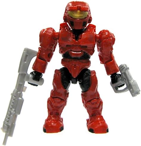 Mega Bloks Halo Tribute Red UNSC Spartan Mark VI Minifigure [Loose]