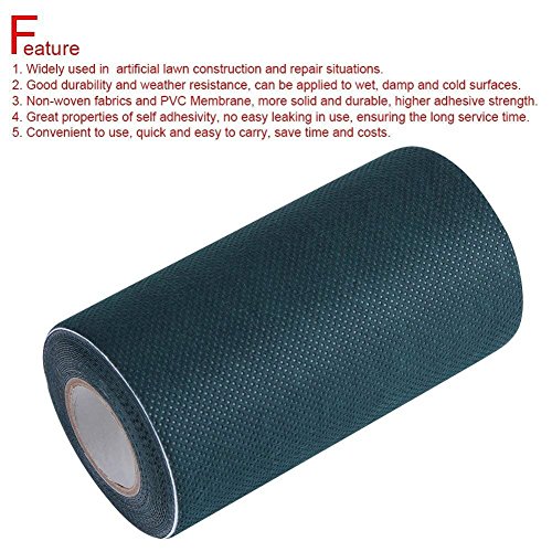 TYLife Artificial Grass Self-Adhesive Seaming Turf Tape Lawn,Carpet Jointing 6" x32.8'(15cm x 10m), 33' - Thumbnail 7