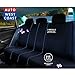 FREMONT AUTO Car Seat Covers Set for Cars, Trucks, Vans, SUV - Butterfly, Airbag Compatible (Polycloth) (Purple)