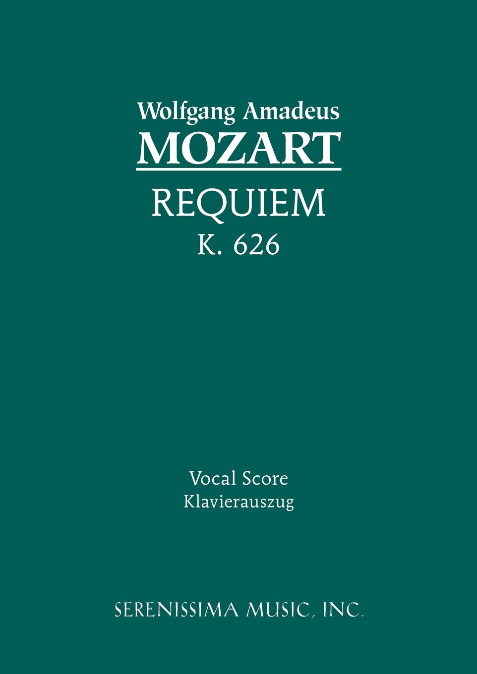 Requiem, K.626 - Vocal score