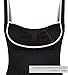 Intimate Portal Women Power-up Extra Firm Seamless Shaping Camisole With Built In Bra Black XL