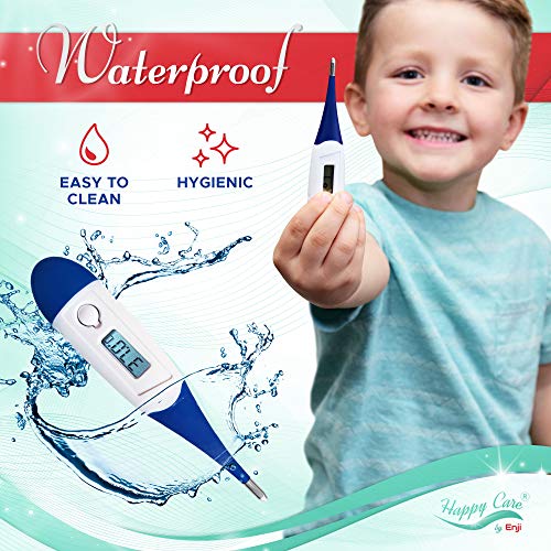 Thermometer Fast 10-30 Seconds Thermometer for Adults, Oral Thermometer, Thermometer for Fever, Celsius and Fahrenheit, Rectal, termometro Underarm Thermometers, Digital Baby Infant Kid Babies and Pet