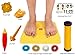 Acupressure Mat with Magnets Pyramids for Pain Relief and Total Health Size 12x12.5 Inches