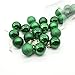 Yoland 24ct Barrel Plating Multicolor Christmas Ball Ornaments (40mm/1.57'' in) (Green)