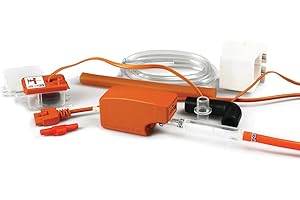 RectorSeal Aspen Pumps 83909 Mini Orange Universal Pump, Self- Priming and Sound Dampening, Easy Installation for Mini-Split Applications, HVAC, 100-250V