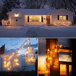 300-Count Warm White Christmas Lights, 75ft