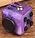 MUPATER Fidget Cube, Stress Relief and Anxiety Attention Toy for Adult and Children, Purple Galaxy