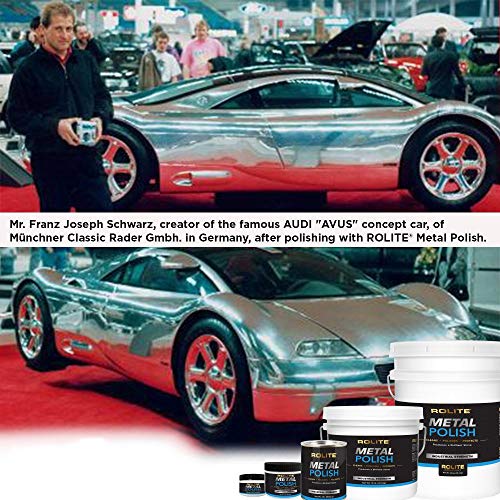 Rolite RMP10 Metal Polish Paste Industrial Strength Scratch