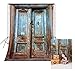 LB 5x7ft Vinyl Vintage Shabby Backdrop Rustic Farmhouse Old Door Backdrops for Photography Kids Baby Portraits Photo Booth Shoot Video Studio Props