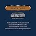 1850 by Folgers Black Gold Dark Roast Ground Coffee, 12 Ounces (Pack of 6)