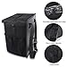 Hanging Car Trash Can Bin - PowerTiger Car Garbage Cans Bag with Lid & 3 Mesh Storage Pockets 2.64 Gallon