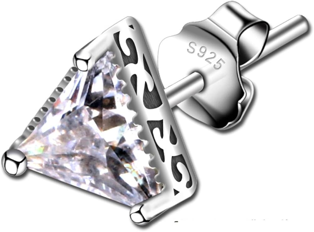 925 Sterling Silver Men's EarringA Amazon.co.uk Jewellery