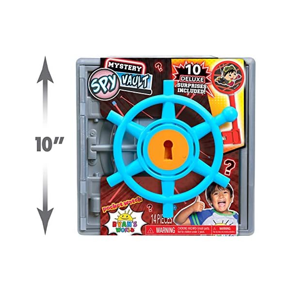 RYANS-WORLD-79263-Mystery-Spy-Vault-Kids-Play-Figures-Collectible-Figures-for-Kids-Aged-3-year-and-Up RYAN'S WORLD 79263 Mystery Spy Vault, Kids' Play Figures, Collectible Figures, for Kids Aged 3 year and Up