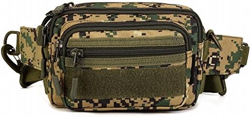 HYOUSANN Utility Waist Pack 4-Way Pouch Bag Molle Handbag Money Belt Jungle