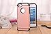 CHTech Dual Layer Armor Case for Apple iPhone 5 / 5s / SE - Rose Gold