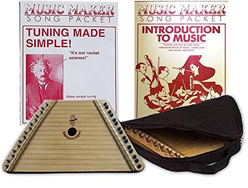 Lap Harp Gift Set: Lap Harp, Carrying Case, Introduction to Music Pack + Tuning Made Simple Pack