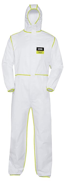 Uvex Comfort Einweg-Schutzanzug - Einweg-Overall gegen Chemikalien - Typ 5/6
