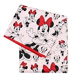 Bumkins Disney Minnie Mouse Splat Mat, Waterproof, Washable for Floor or Table, Under Highchairs, Art, Crafts, Playtime - 42x42