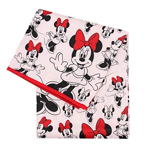 Bumkins Disney Minnie Mouse Splat Mat, Waterproof, Washable for Floor or Table, Under Highchairs, Art, Crafts, Playtime - 42x42