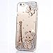 iPod Touch (6th Generation) Case, Sense-TE Luxurious Crystal 3D Handmade Sparkle Glitter Diamond Rhinestone Clear Cover with Retro Bowknot Anti Dust Plug - Eiffel Tower Butterfly Bear