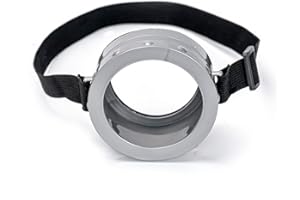 DSKOBT Retro Steampunk 3D Goggles Single Eyed Circular Cartoon Costume Characters for Ball, Props, Makeup, Halloween