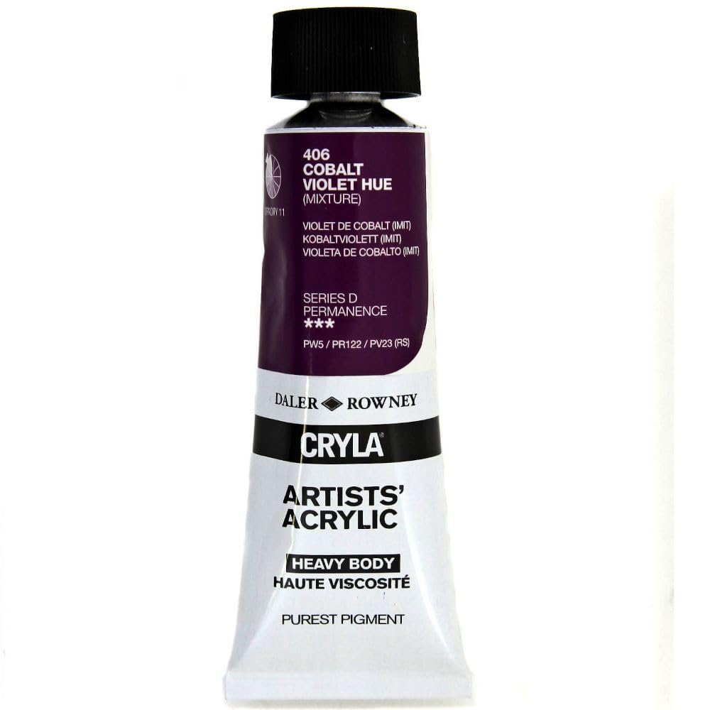 Daler-Rowney Cryla Acrylic 75 ml Cobalt Violet Hue, Professional Artists