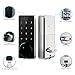 AKASO Smart Lock, Smart Electronic Door Lock APP Code Touch Screen Keypad Deadbolt Entrance Smart Electronic Digital Door Lock with Key Remote Keypad for Home Hotels Apartment