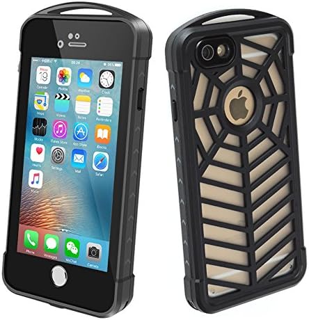 100% Waterproof Phone Case, Save4you Shockproof Dustproof Full Sealed Protection Cover Heavy Duty Spider Sport case for Apple iPhone (iPhone 7(4.7 inch) Clear)